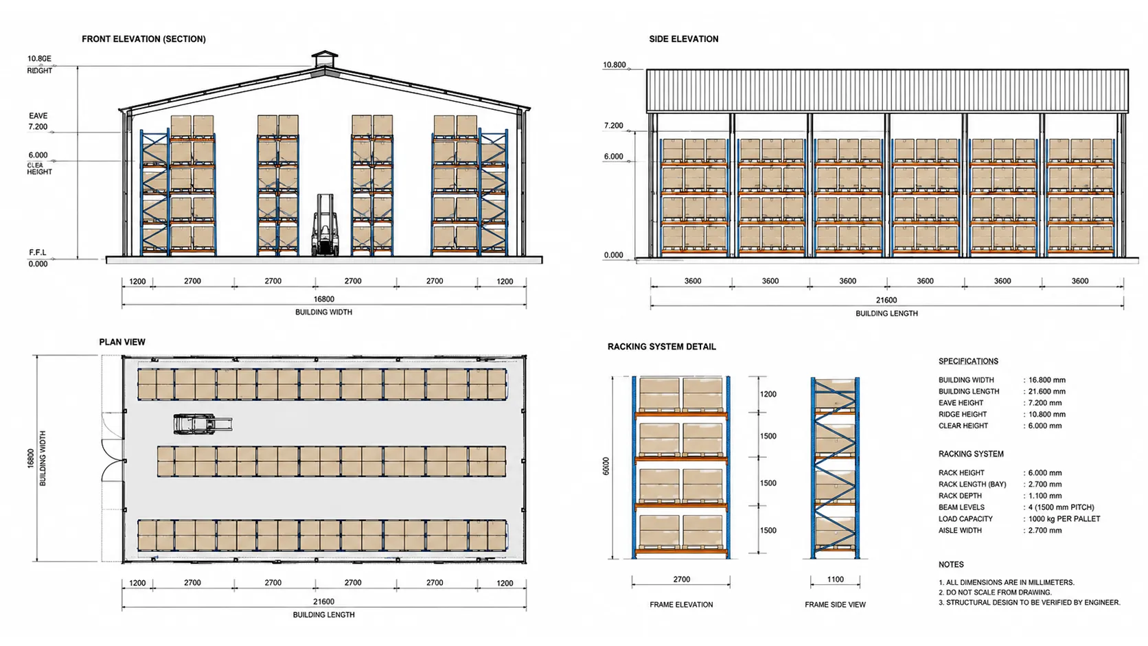 AkdenizRack engineering and technical illustration
