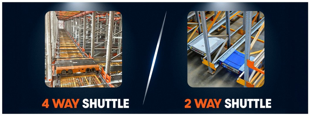 Two-Way vs. Four-Way Shuttle Machines in Warehouse and Storage Systems Two-Way vs. Four-Way Shuttle Machines in Warehouse and Storage Systems